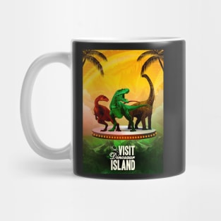 Dinosaur Island  Board Game Graphic - Tabletop Gaming Mug